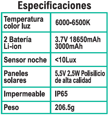 Farola solar 48 LED COB