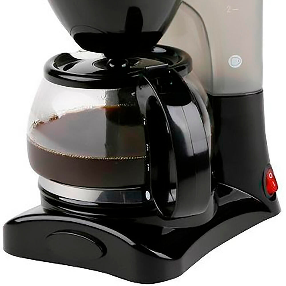 Cafetera Goteo 6 Tazas 650 W Filtro Extraíble Jarra De Cristal Capacidad 600mL