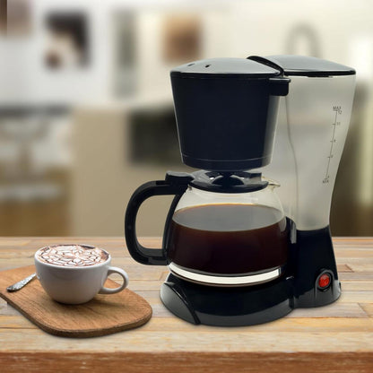Cafetera Goteo 6 Tazas 650 W Filtro Extraíble Jarra De Cristal Capacidad 600mL
